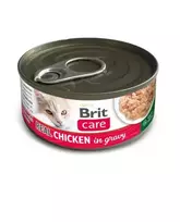 Brit Care Real Chicken konservai katėms su vištiena padaže, 80 g : Pakuotė - 80 g