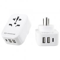 Elektros lizdų adapteris Lifeventure USB- World to USA