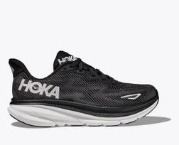 Hoka W Clifton 9 Wide black/white BWHT