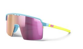 Julbo Intensity Junior light blue/fluor. yellow/pink akiniai