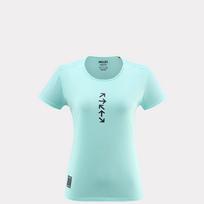 Millet Intense print TS womens aruba blue marškinėliai