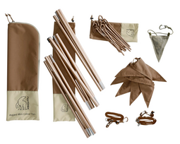 Nordisk Asgard Mini Colour Pack Dachshund Chocolate palapinės kuoliukai