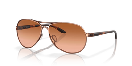 Oakley Feedback rose gold Prizm brown gradient akiniai