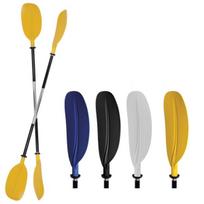 Oceansouth irklai Kayak Asymmetric Fixed Shaft 2,17m (mėlyni) Irklai Oceansouth Kayak Asymmetric Fixed Shaft 2,17m