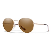 Smith Prep AOZ semtt gold polarized gold mirror akiniai