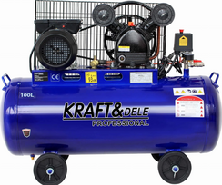 Alyvinis kompresorius 100 l, 2 stūmoklių, 230 V KD4054