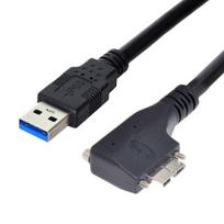 Usb A į Micro B 3.0 kampinis kabelis, 1.2m
