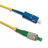 Qoltec Fiber optic patch cord FC/APC - SC/UPC | Singlemode | 9/125 | G652D | Simplex | 15m