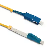 Qoltec Fiber optic patch cord LC/UPC - SC/UPC | Singlemode | 9/125 | G652D | Simplex | 7m