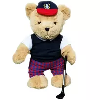Golfing Boy, Teddy Bear, Collectible Plush Toy