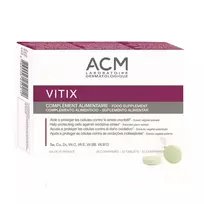 Laboratoire ACM Vitix, Vitamins  AND  Minerals, Protect Cells From Oxidative Stress, Vitamins, 30 pcs