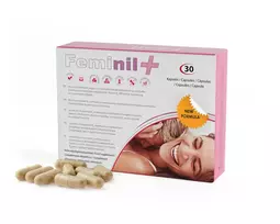 Feminil +, Maca, L-Arginine, Saffron, Rhodiola, Ginkgo Biloba  AND  Zinc, Increase Female Libido, Capsules, 30 capsules