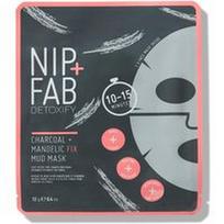 Nip + Fab - Charcoal + Mandelic Fix Mud Mask Lakštinės veido kaukės 12 g unisex