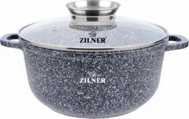 Puodas Zilner Marble ZL-7089, 22 cm, 3.2 l, pilka sp.