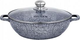 Puodas Zilner Marble Wok, 28 cm, 3.3 l, pilka sp.