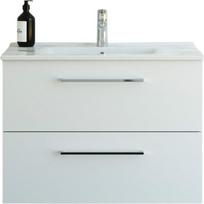 Vonios spintelė su praustuvu Dansani Mido+, balta sp., 45.5 cm x 81 cm x 60.4 cm