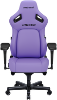 Žaidimų kėdė Anda Seat Kaiser 4 XL, 53 x 54 x 120 - 139 cm, juoda sp./violetinė sp.