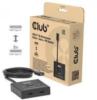VIDEO SWITCH USB-C 2PORT/CSV-2511 CLUB3D, Juoda