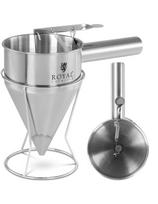 Dozatoriaus grietinėlės padažo pistoletas nerūdijančio plieno antgalis sk. 8 mm 1,2 l