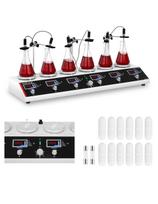Laboratorinė magnetinė maišyklė 99C laikmatis 6 stotys + maišyklės