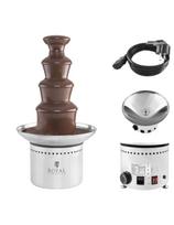 Fondue fontanas iš plieno, 4 aukštų, 230W