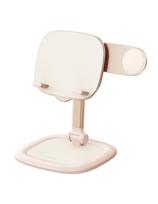 Reguliuojamas stovas planšetiniam kompiuteriui ir telefonui Seashell Series rožinis