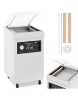 Kamerinė vakuuminio pakavimo mašina maistui, elektronikai, laisvai stovinti, 40 cm, 900 W