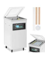 Kamerinė vakuuminio pakavimo mašina maistui, elektronikai, laisvai stovinti, LCD, 40 cm, 900 W