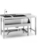 Kokteilių barmeno stoties gėrimų baras su kriaukle 66 x 106 x 136 cm