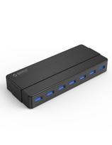 Stebulės skirstytuvas H7928-U3-V1 7x USB-A – juodas