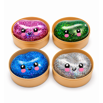 Didelis koldūnas skvišas / Kawaii squishy dumpling dėžutėje - blizgus