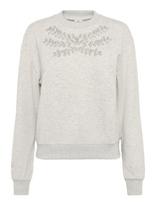 Kaffe - Kadaniela Sweatshirt - Megztinis - Pilka