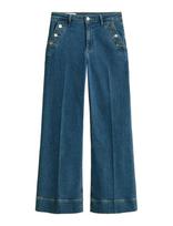 Gant - Flare Nautical Jeans - Platūs džinsai - Mėlyna