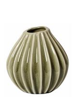 Broste Copenhagen - Wide Vase S - Vaza - Chaki spalva