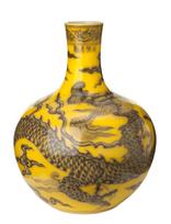 POLSPOTTEN - Vase Dragon Yellow - Vaza - Geltona