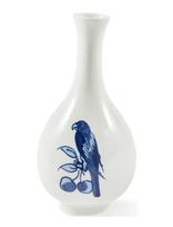 POLSPOTTEN - Vase Small Bird - Vaza - Balta