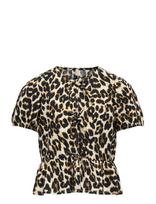 Kids Only - Kogclara Life S/S Bow Shirt Wvn Noos - Palaidinės ir tunikos - Juoda