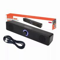 Mini kompiuterio garsiakalbiai 2.0 USB nešiojamam kompiuteriui, PC, LED 18W