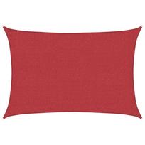 vidaXL Uždanga nuo saulės, raudonos spalvos, 2x2,5m, HDPE, 160g/m²