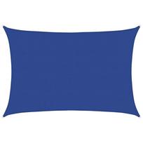 vidaXL Burė nuo saulės, mėlynos spalvos, 5x6m, HDPE, 160g/m²