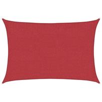 vidaXL Uždanga nuo saulės, raudonos spalvos, 3x4m, HDPE, 160g/m²