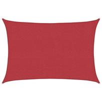 vidaXL Uždanga nuo saulės, raudonos spalvos, 4x5m, HDPE, 160g/m²