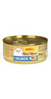 Šlapias kačių maistas JosiCat Finest Mousse, lašiša, 0.085 kg