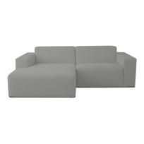 Iš boucle kampinė sofa pilkos spalvos (su kairiuoju kampu) Roxy – Scandic