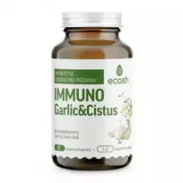 ECOSH maisto papildas IMMUNO GARLIC & CISTUS, 60 kapsulių