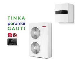 Šilumos siurblys Oras-Vanduo Ariston Nimbus R32, Plus, 120 S T Net 13.87 kW Φ3, su Wi-Fi