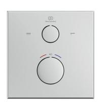 Ideal Standard Ceratherm 100 potinkinio termostatinio vonios/dušo maišytuvo virštinkinė dalis,kvadratinė, chromas