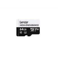 Lexar | Flash Memory Card | High-Endurance | 64GB | microSDHC | Flash memory class UHS-I