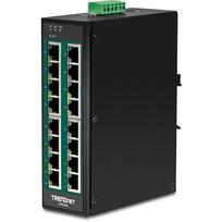 Trendnet TI-PG160 network switch Unmanaged Gigabit Ethernet (10/100/1000) Power over Ethernet (PoE) Black | TI-PG160  | 0710931161618