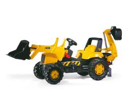 Minamas traktorius Rolly Toys JCB, geltona sp.